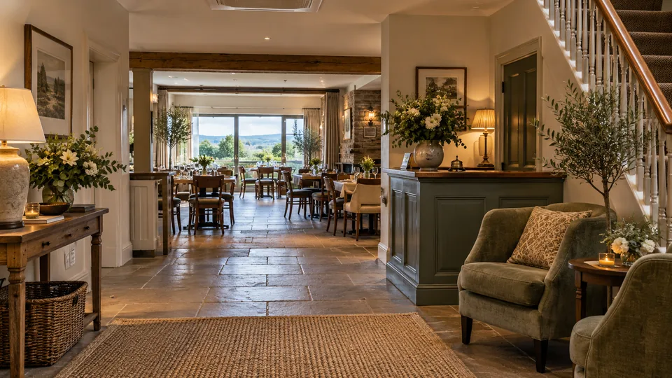 Illustrative Hotel Essbereich.